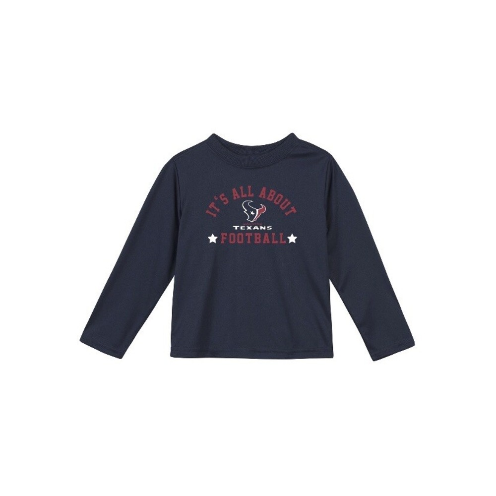 NFL Team Apparel Boys Long Sleeve Tee 12 Months New with Tags Houston Texans